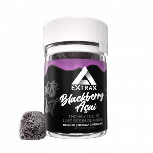 Delta Extrax Gummies 3500 mg - THCh - THCjd - Blackberry Acai- (20 Pieces)