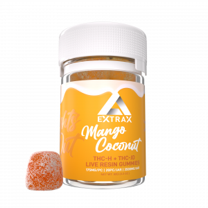 Delta Extrax Gummies 3500 mg - THCh - THCjd - Mango Coconut- (20 Pieces)