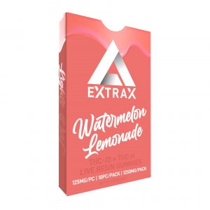 Delta Extrax Gummies 1250 mg - THCh - THCjd - Watermelon Lemonade - (10 Pieces)