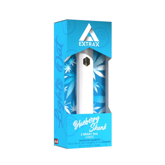 Delta Extrax 2G - Disposable Vape Pen - THCh - THCjd - THC-P - Delta 8 - Delta 10 - Blueberry Skunk (Hybrid)