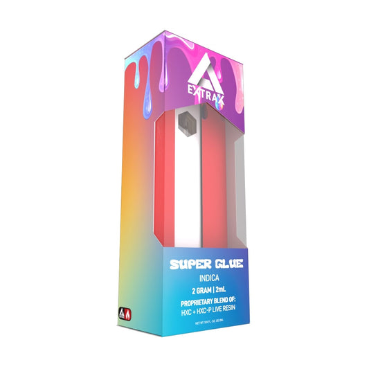 Delta Extrax 2G - Disposable Vape Pen - HXC + HXC-P - Super Glue (Indica)