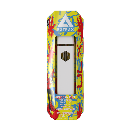 Delta Extrax 3G - Disposable Vape Pen - THC-X - THC-B - PHC - Unicorn Piss (Hybrid)