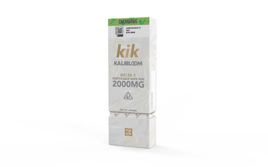 Kalibloom - KIK 2G Disposable Vape Pen - Delta 8 - ChemDawg (Indica)