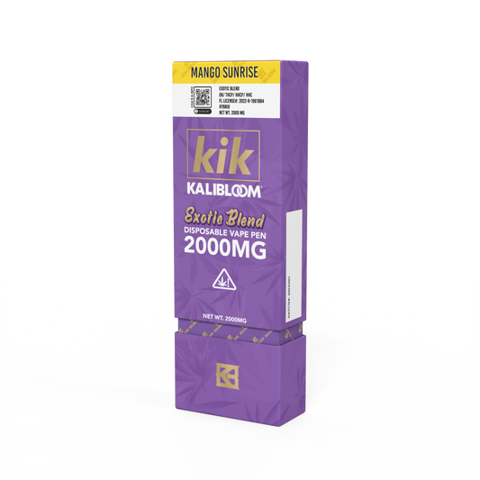 Kalibloom - KIK 2G Disposable Vape Pen - Exotic Blend - Mango Sunrise (Hybrid)