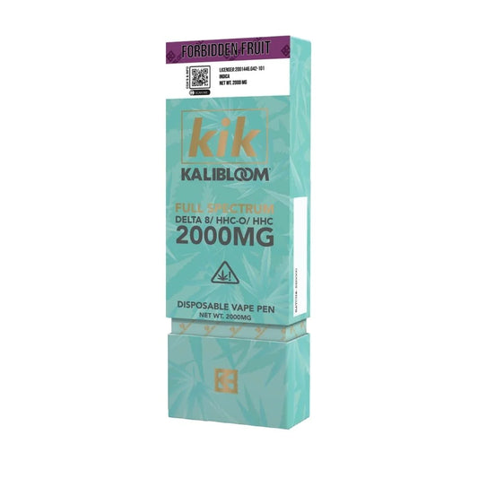 Kalibloom - KIK 2G Disposable Vape Pen - Full Spectrum - Forbidden Fruit (Indica)