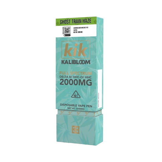 Kalibloom - KIK 2G Disposable Vape Pen - Full Spectrum - Ghost Train Haze (Sativa)