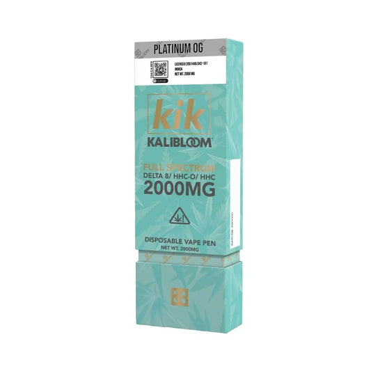 Kalibloom - KIK 2G Disposable Vape Pen - Full Spectrum - Platinum OG (Indica)