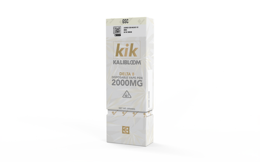 Kalibloom - KIK 2G Disposable Vape Pen - Delta 8 - GSC (Indica)