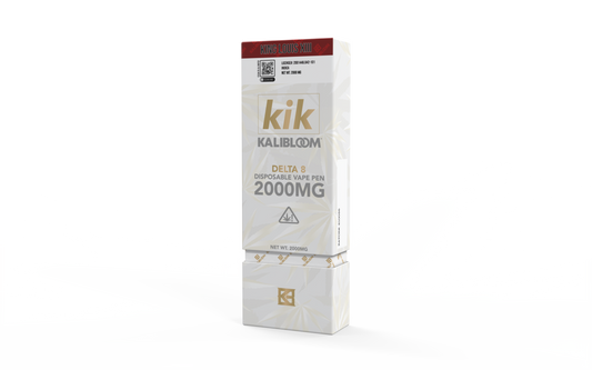 Kalibloom - KIK 2G Disposable Vape Pen - Delta 8 - King Louis XIII (Indica)