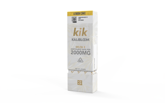 Kalibloom - KIK 2G Disposable Vape Pen - Delta 8 - Lemon Cake (Sativa)