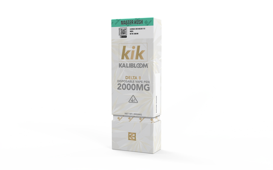 Kalibloom - KIK 2G Disposable Vape Pen - Delta 8 - Master Kush (Indica)
