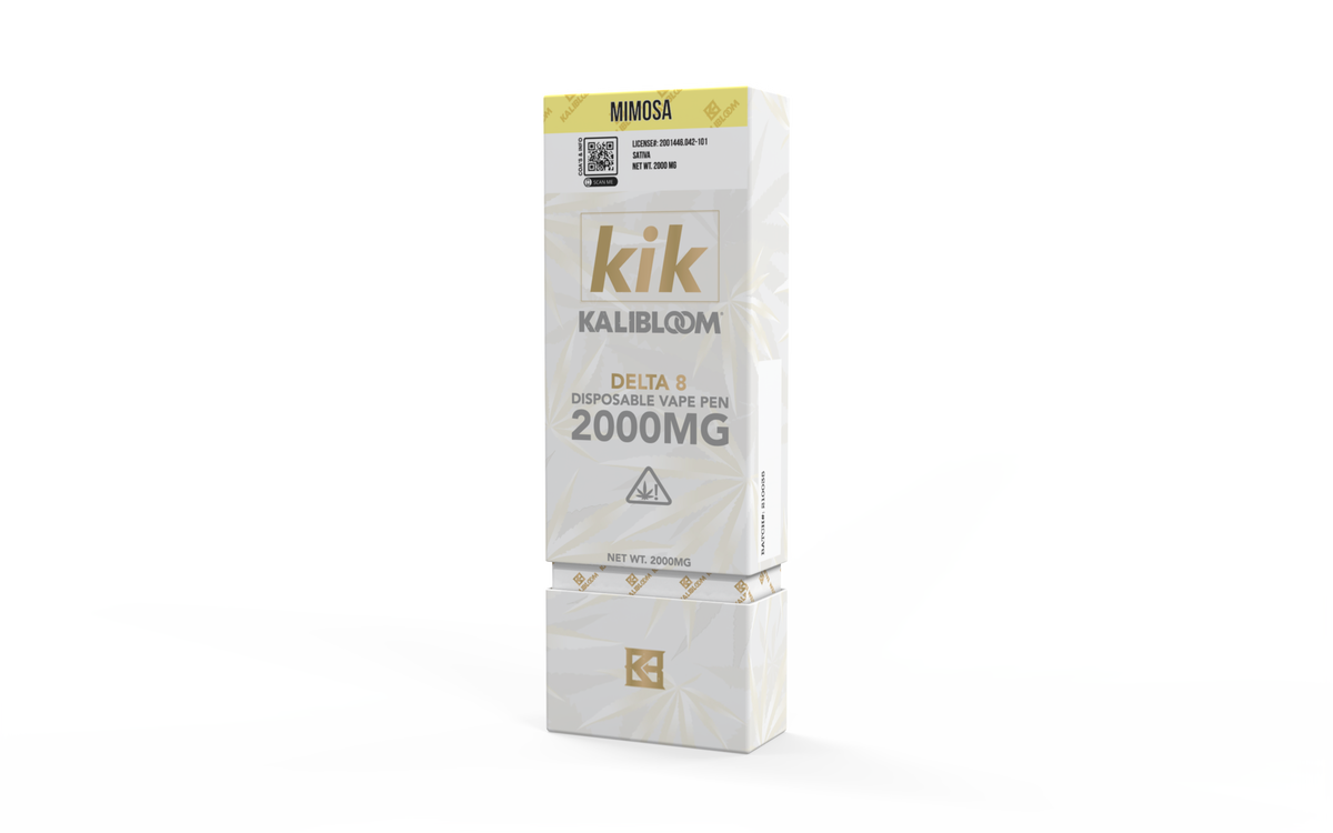 Kalibloom - KIK 2G Disposable Vape Pen - Delta 8 - Mimosa (Sativa)