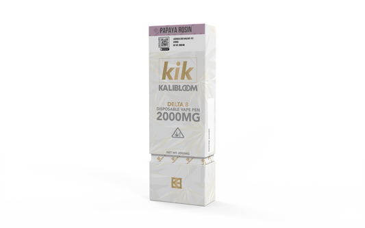 Kalibloom - KIK 2G Disposable Vape Pen - Papaya Rosin (Hybrid)
