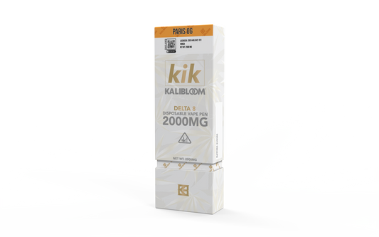 Kalibloom - KIK 2G Disposable Vape Pen - Delta 8 - Paris OG (Indica)