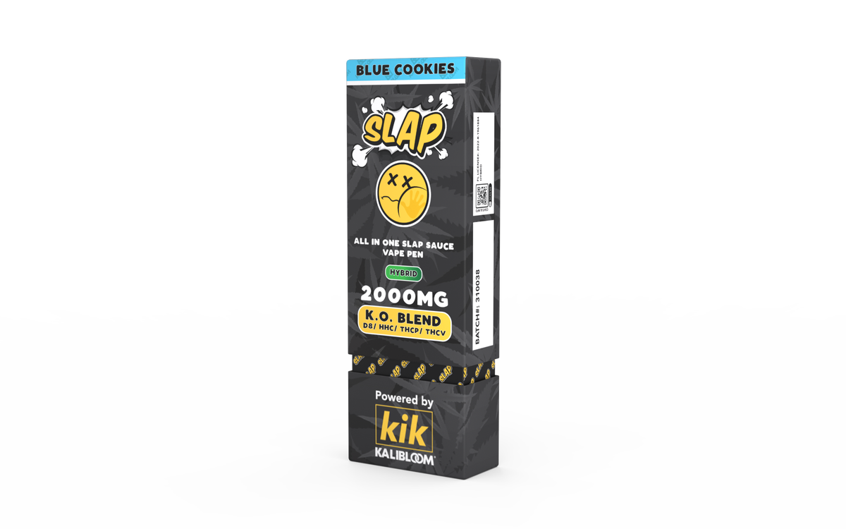 Kalibloom - KIK 2G Disposable Vape Pen - Slap K.O. Blend - Blue Cookies (Hybrid)