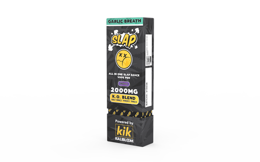 Kalibloom - KIK 2G Disposable Vape Pen - Slap K.O. Blend - Garlic Breath (Indica)