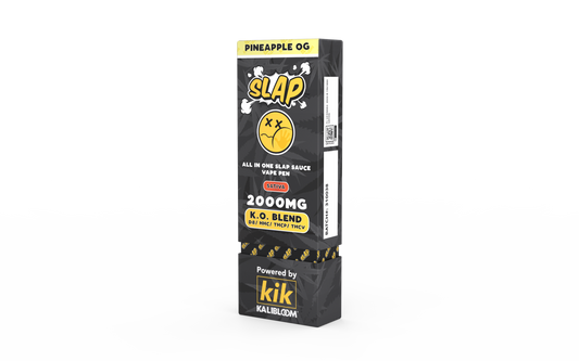 Kalibloom - KIK 2G Disposable Vape Pen - Slap K.O. Blend - Pineapple OG (Sativa)