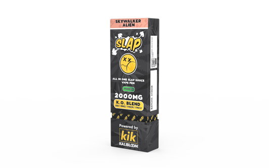 Kalibloom - KIK 2G Disposable Vape Pen - Slap K.O. Blend - Skywalker Alien (Hybrid)