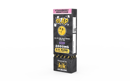 Kalibloom - KIK 2G Disposable Vape Pen - Slap K.O. Blend - Strawberry Shortcake (Indica)