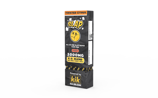 Kalibloom - KIK 2G Disposable Vape Pen - Slap K.O. Blend - Twisted Citrus (Sativa)