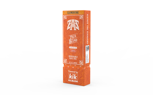 Kalibloom - KIK 2G Disposable Vape Pen - ZaZa Blend - Clementine (Sativa)